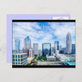 Charlotte NC Briefkaart (Voorkant / Achterkant)