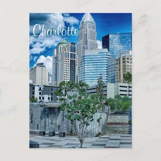 Charlotte NC Briefkaart (Voorkant)