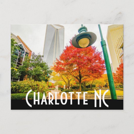 Charlotte NC Briefkaart (Voorkant)