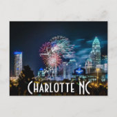 Charlotte NC Briefkaart (Voorkant)