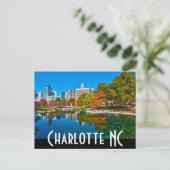 Charlotte NC Briefkaart (Staand voorkant)