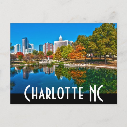 Charlotte NC Briefkaart (Voorkant)