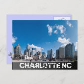 charlotte nc briefkaart (Voorkant / Achterkant)