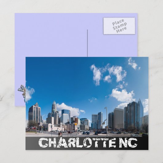 charlotte nc briefkaart (Voorkant / Achterkant)