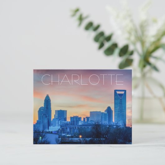 Charlotte NC Briefkaart (Staand voorkant)