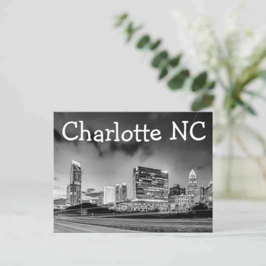 Charlotte NC Briefkaart (Staand voorkant)