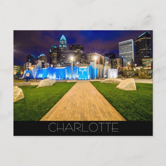 Charlotte NC Briefkaart (Voorkant)