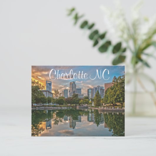 Charlotte NC Briefkaart (Staand voorkant)