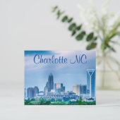 Charlotte NC Briefkaart (Staand voorkant)