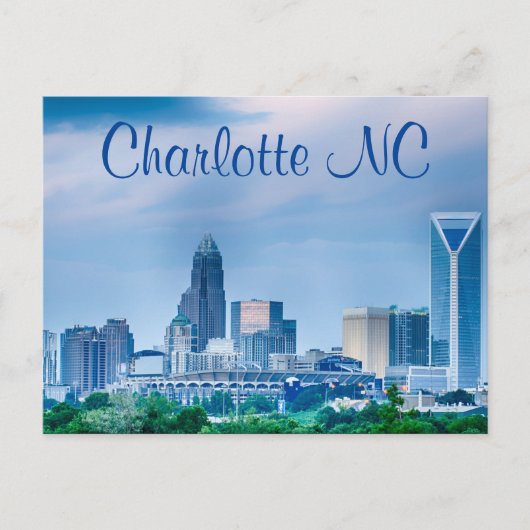 Charlotte NC Briefkaart (Voorkant)