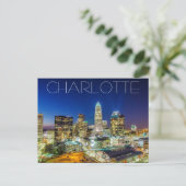 Charlotte NC Briefkaart (Staand voorkant)