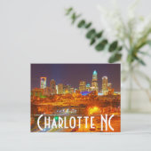 Charlotte NC Briefkaart (Staand voorkant)