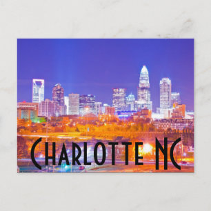 Charlotte NC Briefkaart