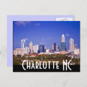 Charlotte NC Briefkaart (Voorkant / Achterkant)