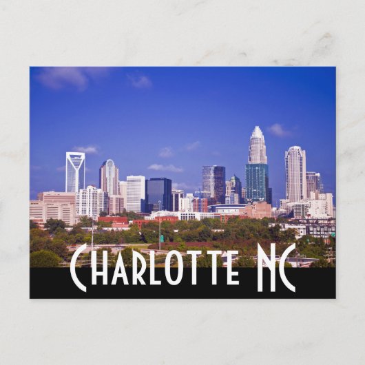 Charlotte NC Briefkaart (Voorkant)