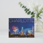 Charlotte NC Briefkaart (Staand voorkant)