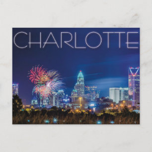 Charlotte NC Briefkaart