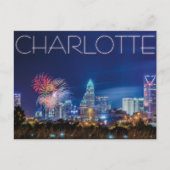 Charlotte NC Briefkaart (Voorkant)