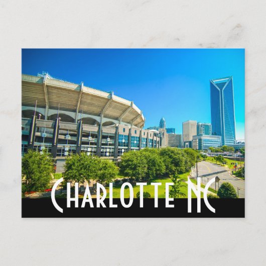 Charlotte NC Briefkaart (Voorkant)