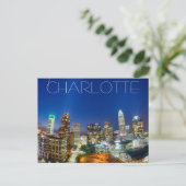 Charlotte NC Briefkaart (Staand voorkant)