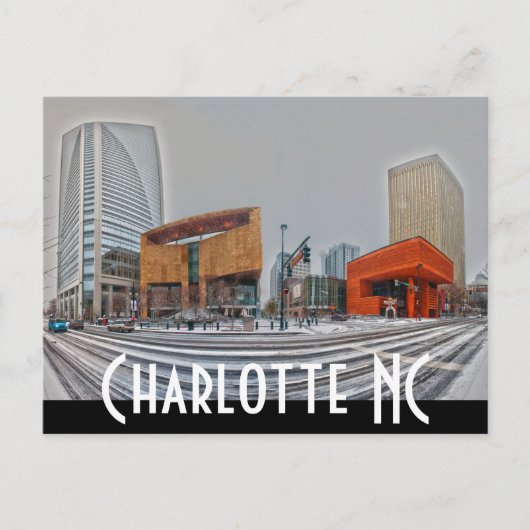 Charlotte NC Briefkaart (Voorkant)