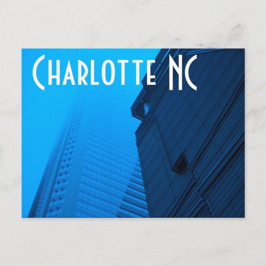 Charlotte NC Briefkaart (Voorkant)