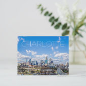 Charlotte NC Briefkaart (Staand voorkant)