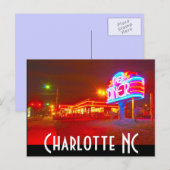Charlotte NC Briefkaart (Voorkant / Achterkant)