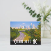 Charlotte NC Briefkaart (Staand voorkant)