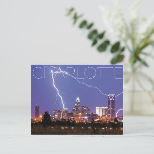 Charlotte NC Briefkaart (Staand voorkant)