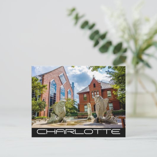 Charlotte NC Briefkaart (Staand voorkant)