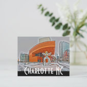 Charlotte NC Briefkaart (Staand voorkant)