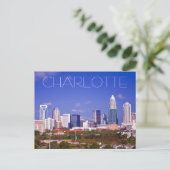 Charlotte NC Briefkaart (Staand voorkant)