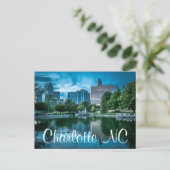 Charlotte NC Briefkaart (Staand voorkant)