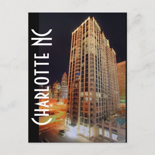 Charlotte NC Briefkaart (Voorkant)