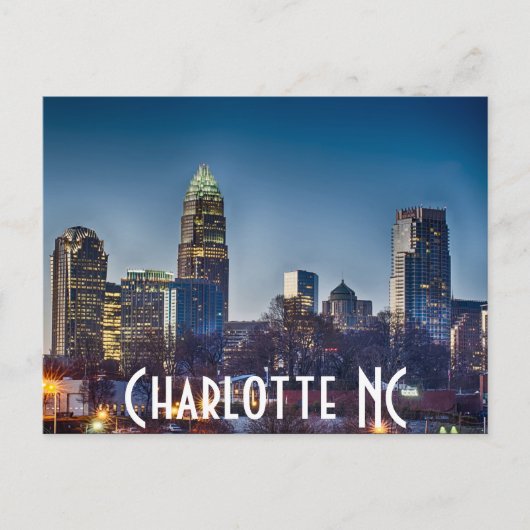 Charlotte NC Briefkaart (Voorkant)
