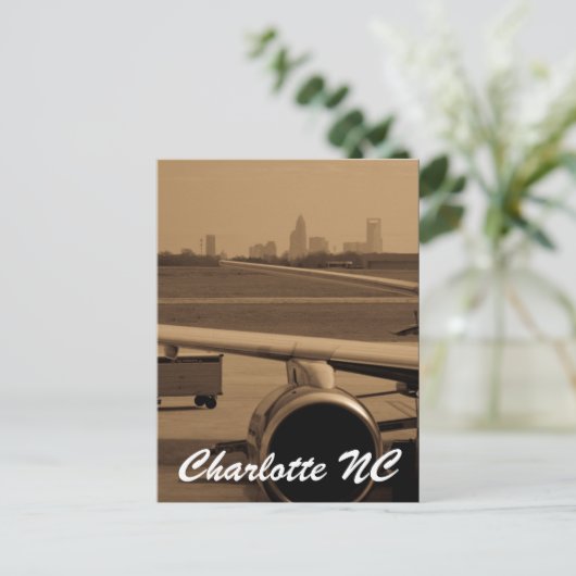 Charlotte NC Briefkaart (Staand voorkant)