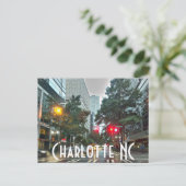 Charlotte NC Briefkaart (Staand voorkant)