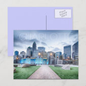 Charlotte NC Briefkaart (Voorkant / Achterkant)