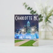 Charlotte NC Briefkaart (Staand voorkant)