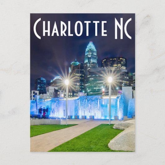 Charlotte NC Briefkaart (Voorkant)