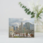 Charlotte NC Briefkaart (Staand voorkant)