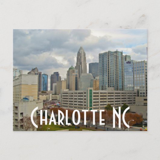 Charlotte NC Briefkaart (Voorkant)
