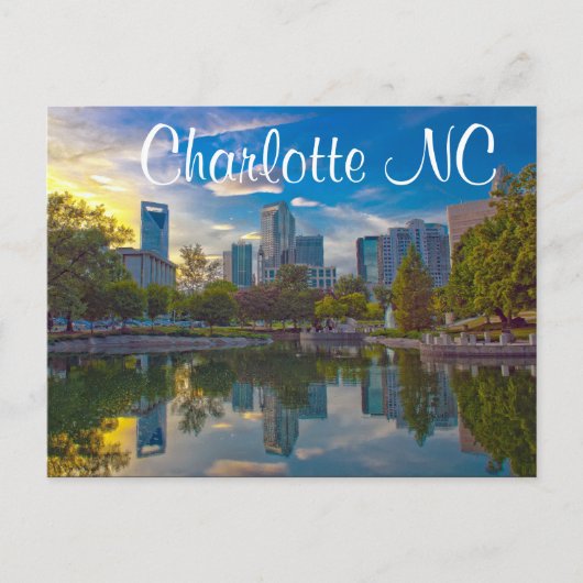 Charlotte NC Briefkaart (Voorkant)