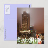 Charlotte NC Briefkaart (Voorkant / Achterkant)