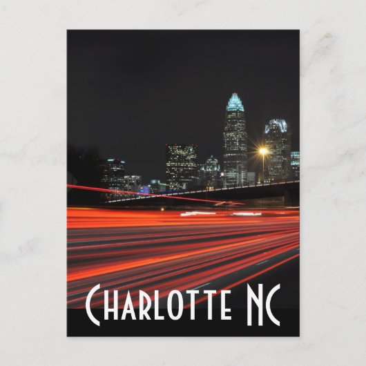 Charlotte NC Briefkaart (Voorkant)