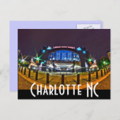 Charlotte NC Briefkaart (Voorkant / Achterkant)