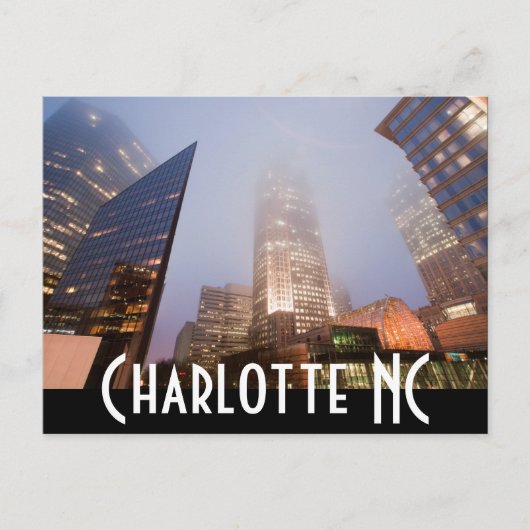 Charlotte NC Briefkaart (Voorkant)