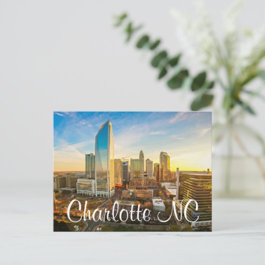 Charlotte NC Briefkaart (Staand voorkant)