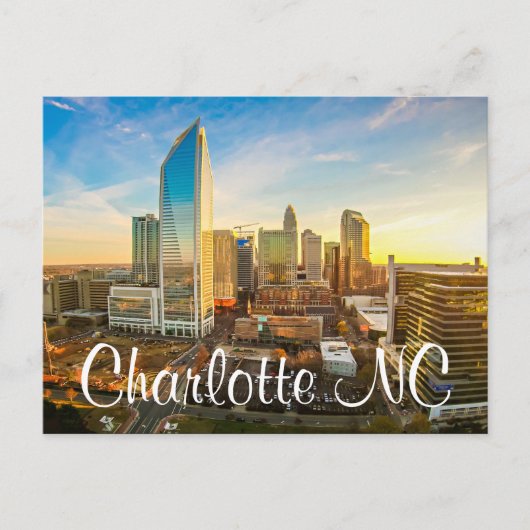 Charlotte NC Briefkaart (Voorkant)